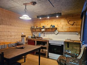 Kitchen and cooking corner