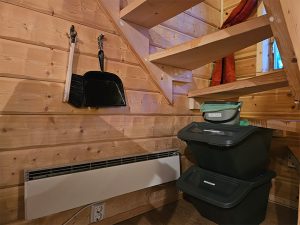 Storage under the stairs