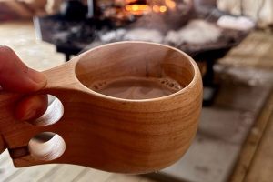 A cup of hot tea